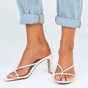 BILLINI SILAS HEEL WHITE